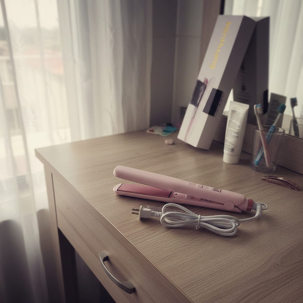 Customer photo review of Piastra a Vapore Ionica – Styling Liscio e Luminoso