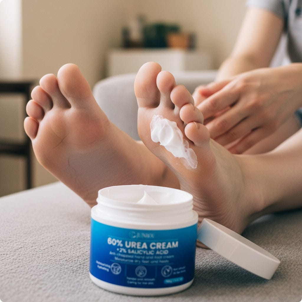 Customer photo review of JUINHOU Crema Piedi 60% Urea + 2% Acido Salicilico
