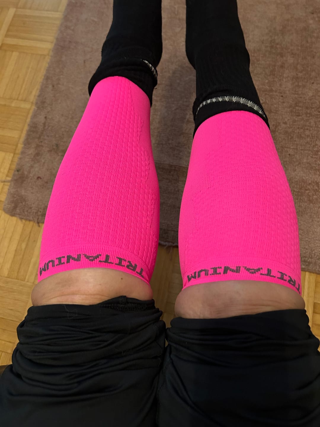 Customer photo review of eXtend High – Kompressiosäärystimet – Pinkki