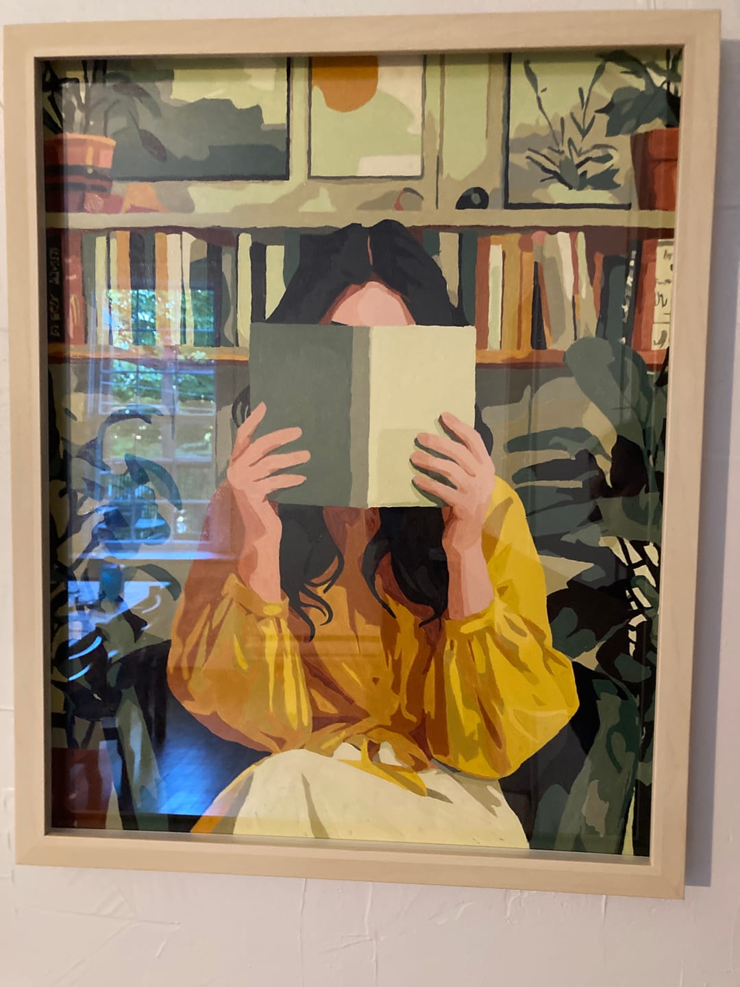Customer photo review of Hidden Between Pages | Paint by Number