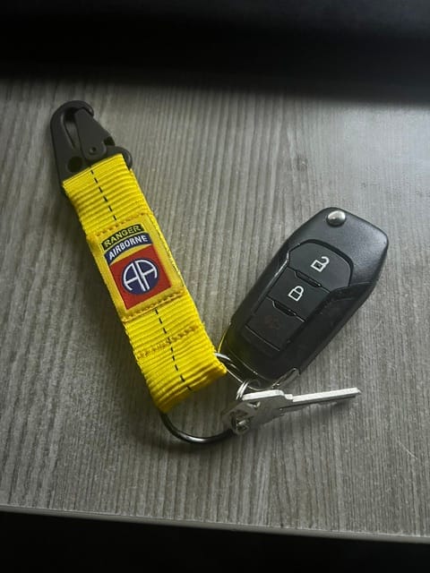 Customer photo review of 4-in-the-Hand Static Line Lanyard Keychain (All)