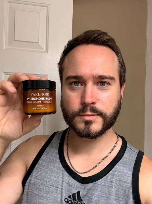 Customer photo review of Crema corporal con Feromonas Premium