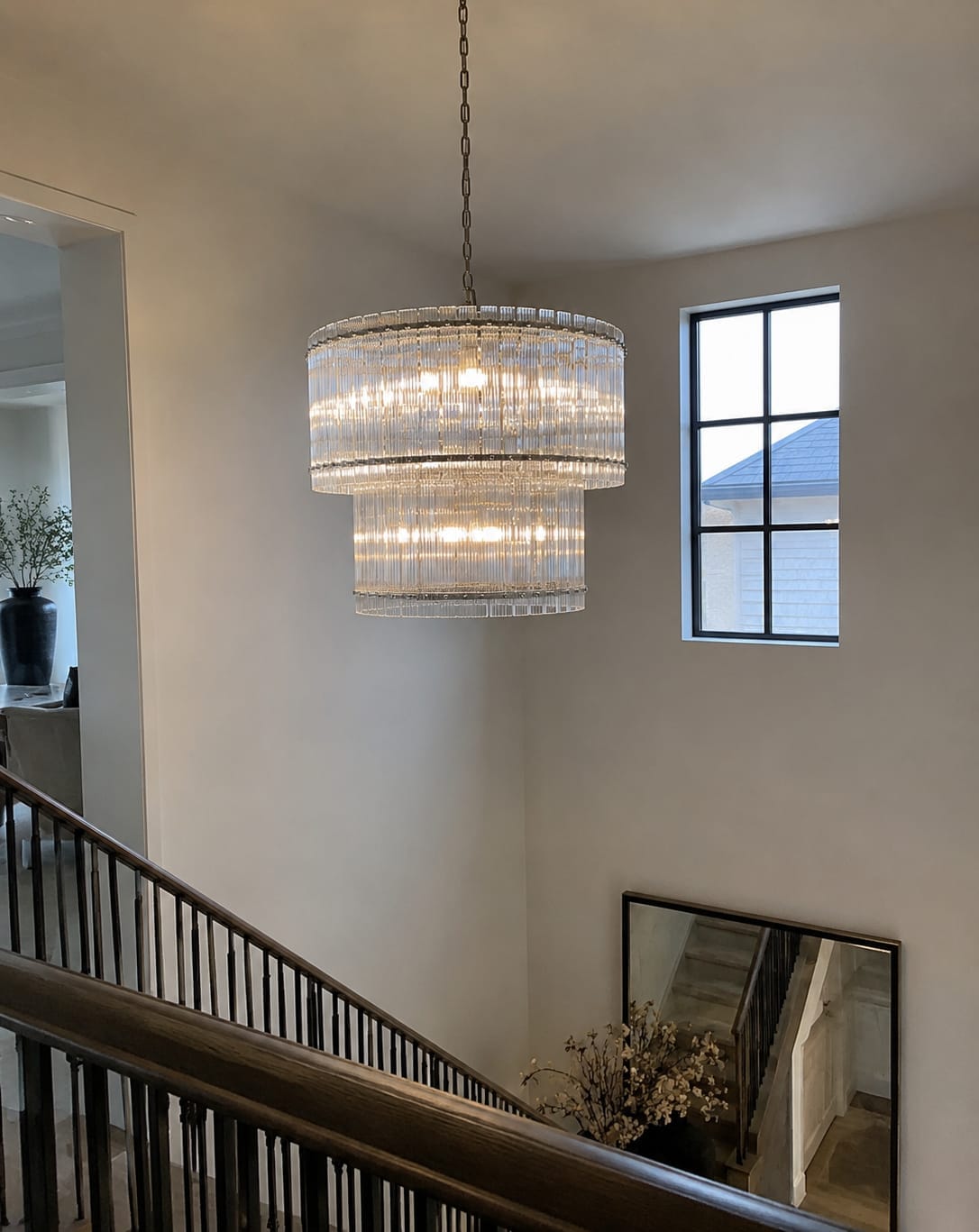 Customer photo review of San Frank Two-Tier Round Chandelier