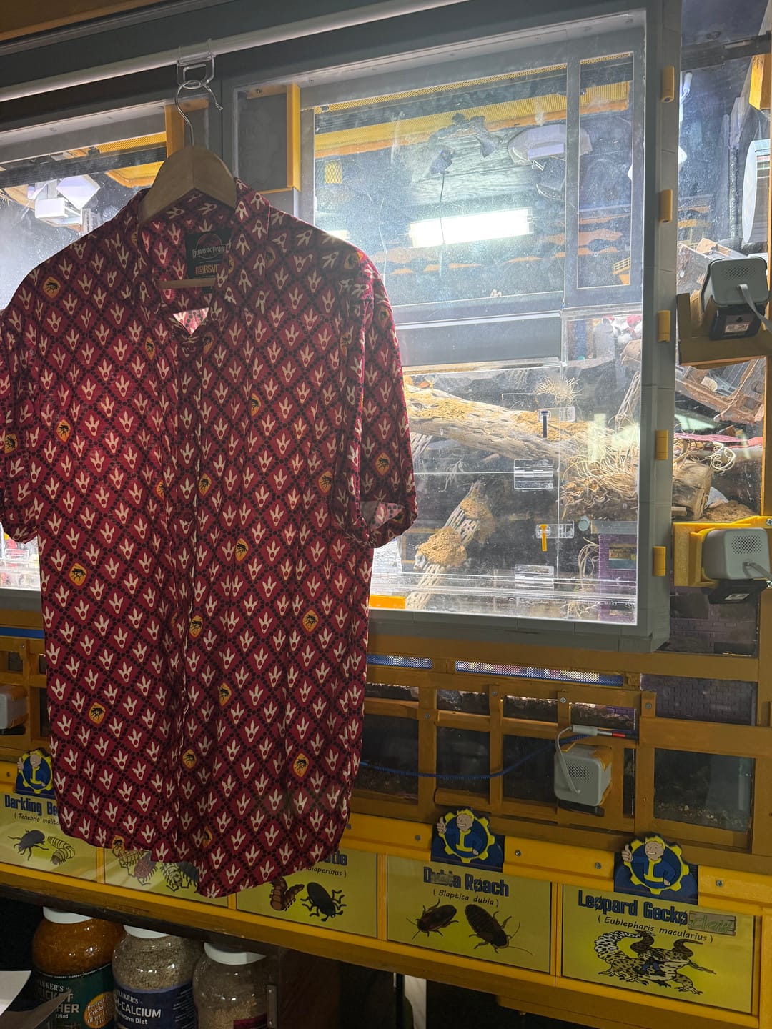 Customer photo review of Jurassic Park "The Past Preserved" – Bamboo Short Sleeve Shirt
