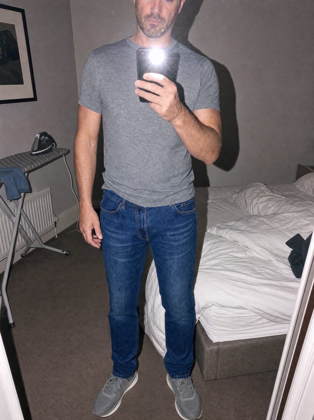 Customer photo review of The Precision Jeans – Indigo