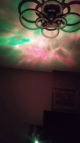 Customer photo review of Astronaut Galaxy Projector