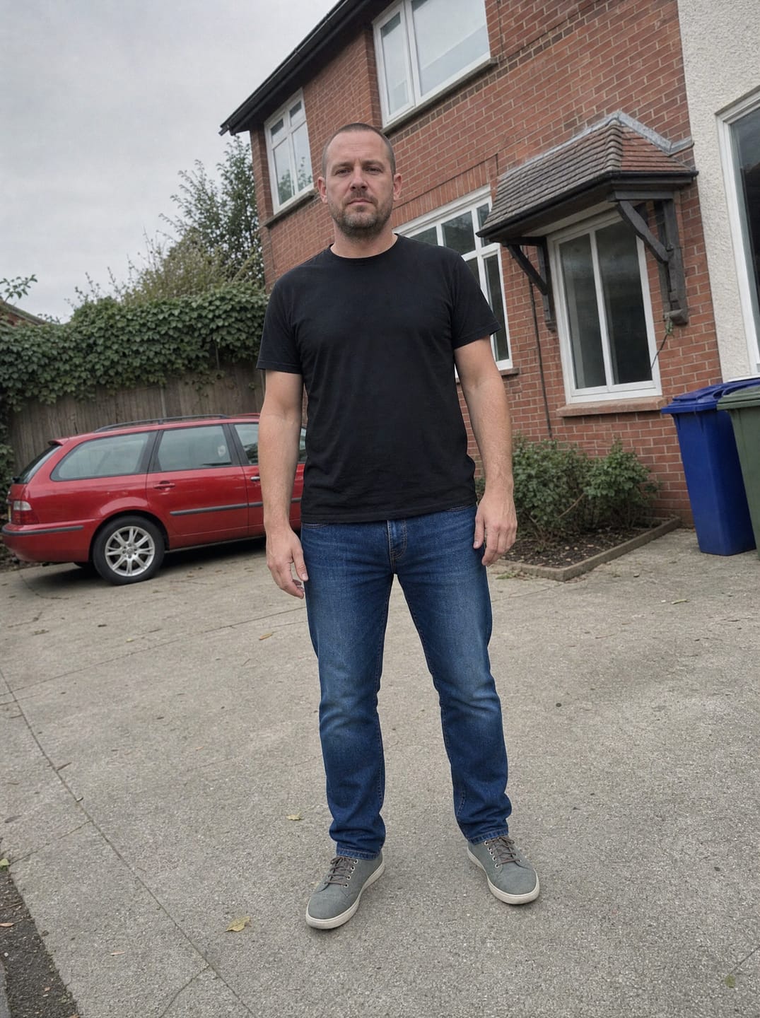 Customer photo review of The Precision Jeans – Midnight
