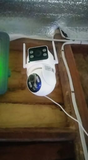 Customer photo review of 4G CCTV 2K HD 360° - Single & Dual Lens | No WiFi, No Power Needed | LIFETIME FREE 4G DATA INCLUDED