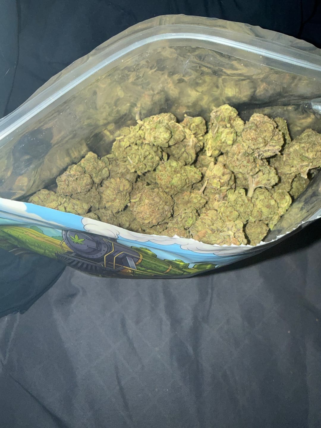 Customer photo review of Blue Sharpiez THCA Flower