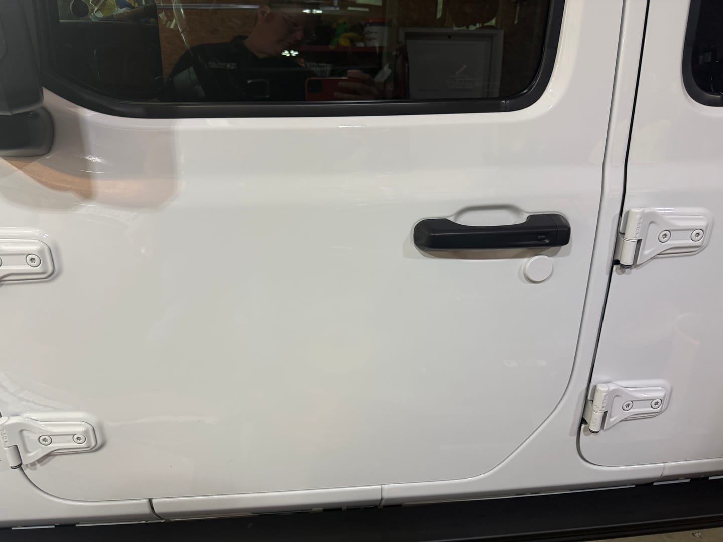 Customer photo review of COVER'D UP Keyhole Covers (3 COVERS - Fits JL/JT)