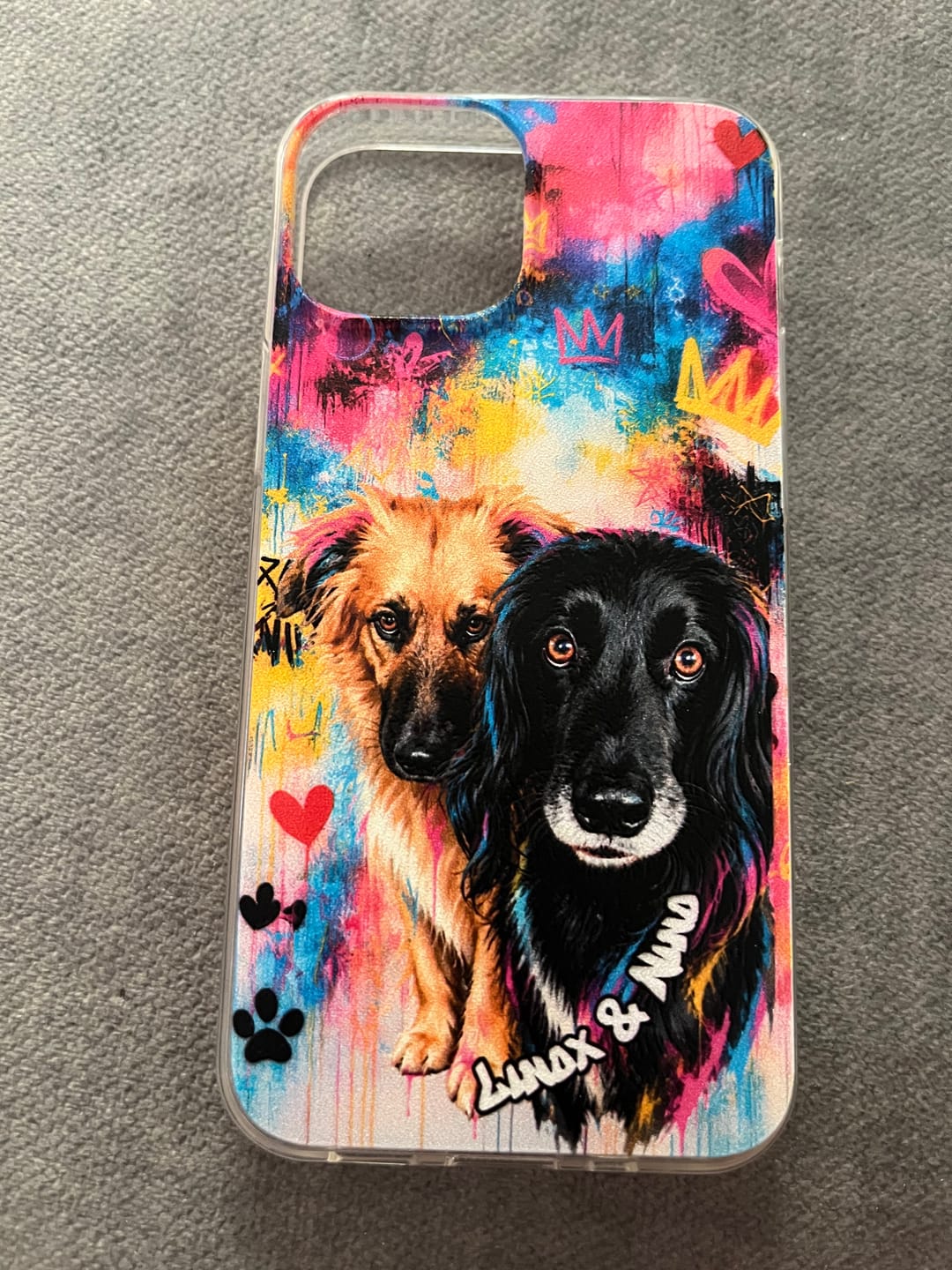 Customer photo review of Personalisierte Handyhülle - Graffiti