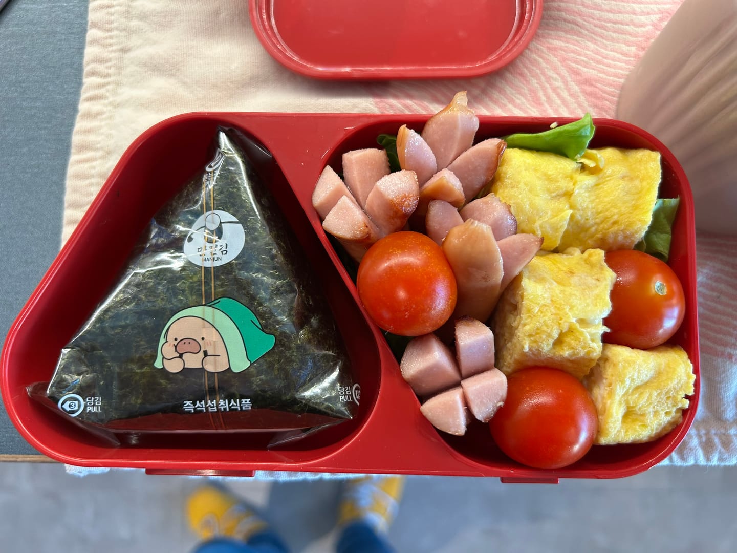 Customer photo review of Onigiri Maker Bento Box | Moon Rabbit