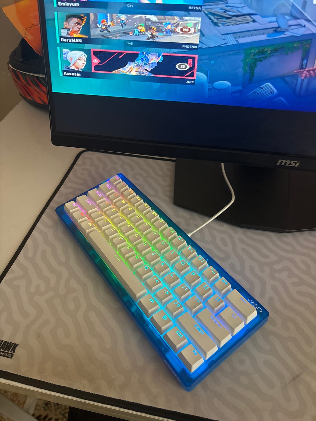 Customer photo review of Wraith W60 Klavye (Manyetik Switch / HE)