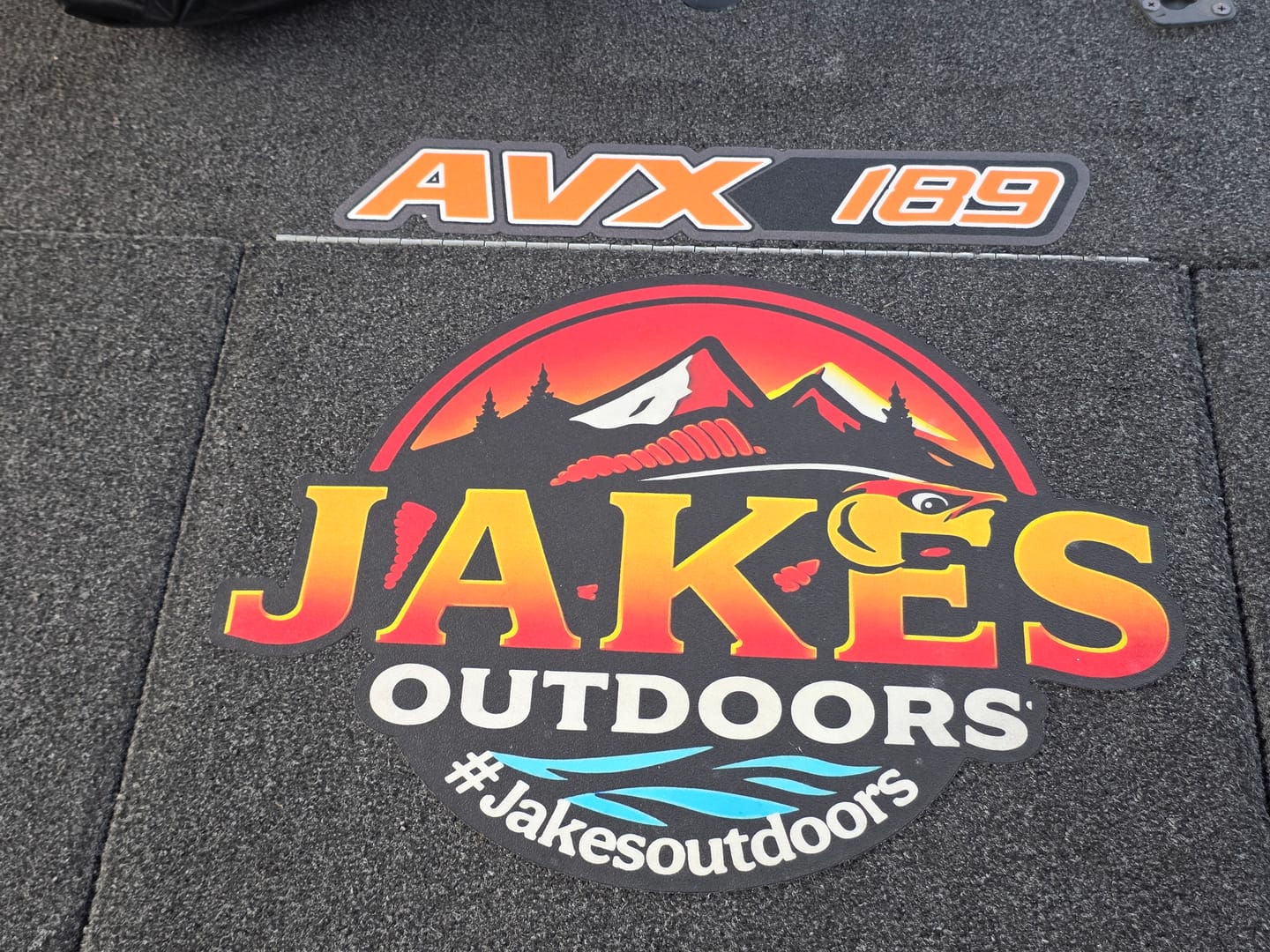 Customer photo review of Custom Carpet Graphic