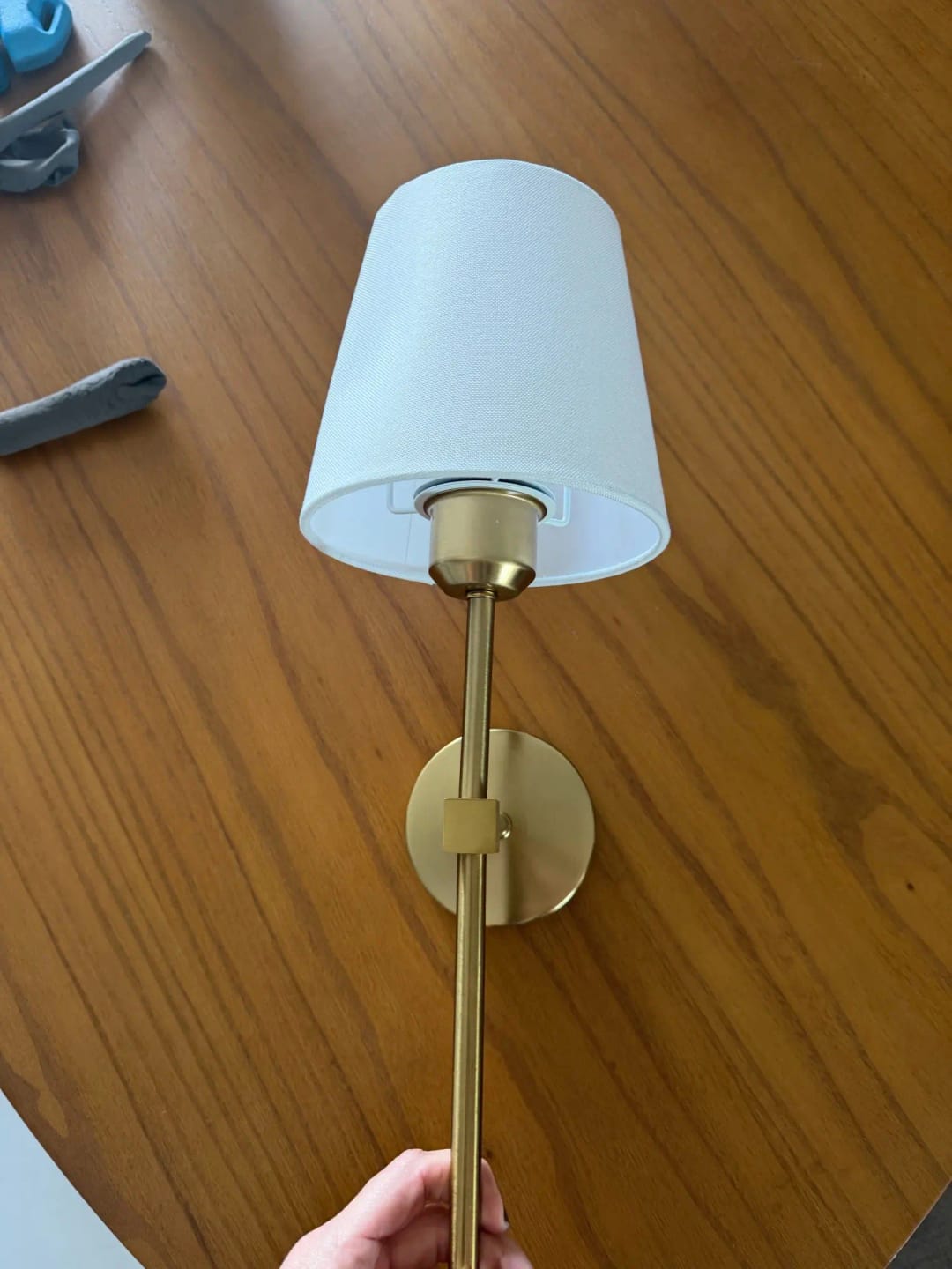 Customer photo review of Velnee Cordless Wall Sconce