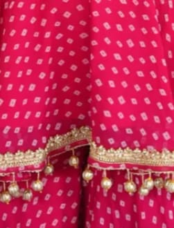 Customer photo review of Rani Rang Georgette Sharara Set