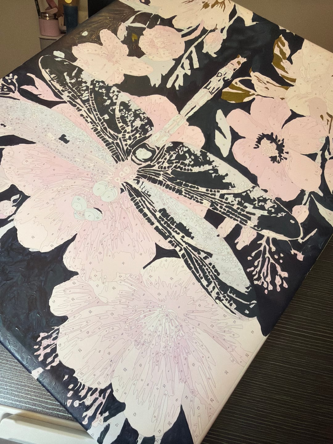 Customer photo review of Precious Dragonfly | Paint by Number