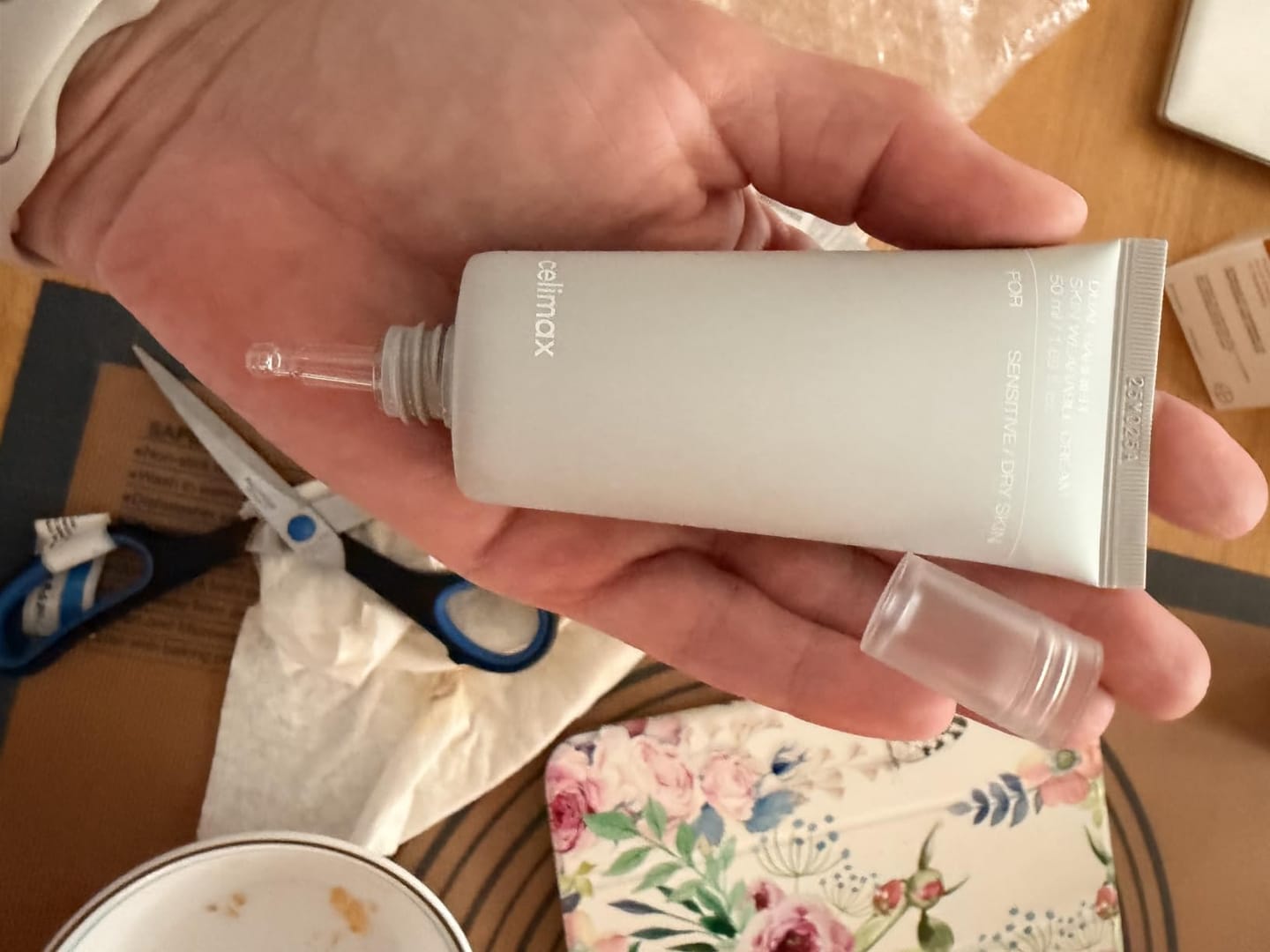 Customer photo review of CELIMAX Dual Barrier Cream