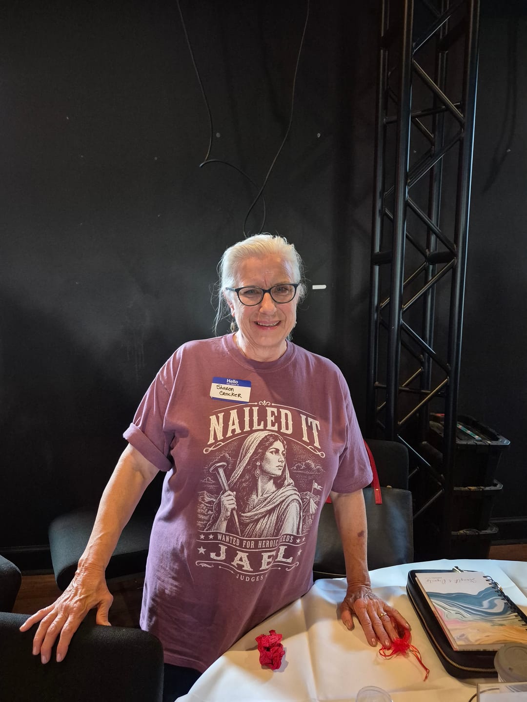 Customer photo review of Jael T-Shirt