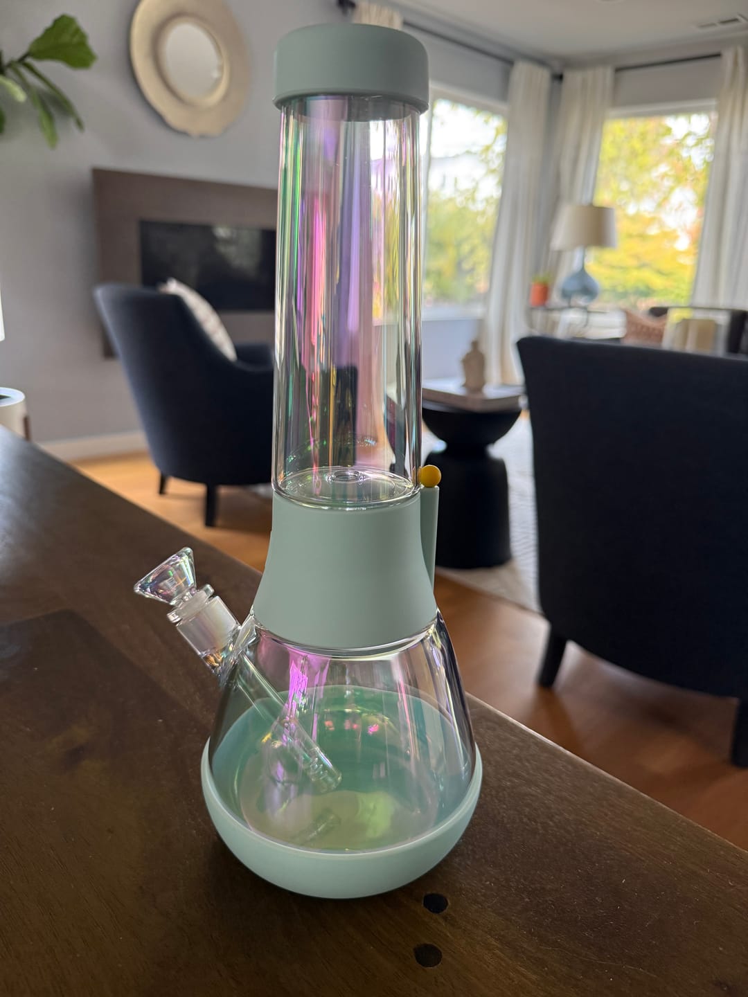 Customer photo review of Bong Base Iridescent