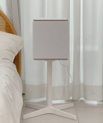 Customer photo review of 静音設計コンパクト空気清浄機  (Air Cube One)
