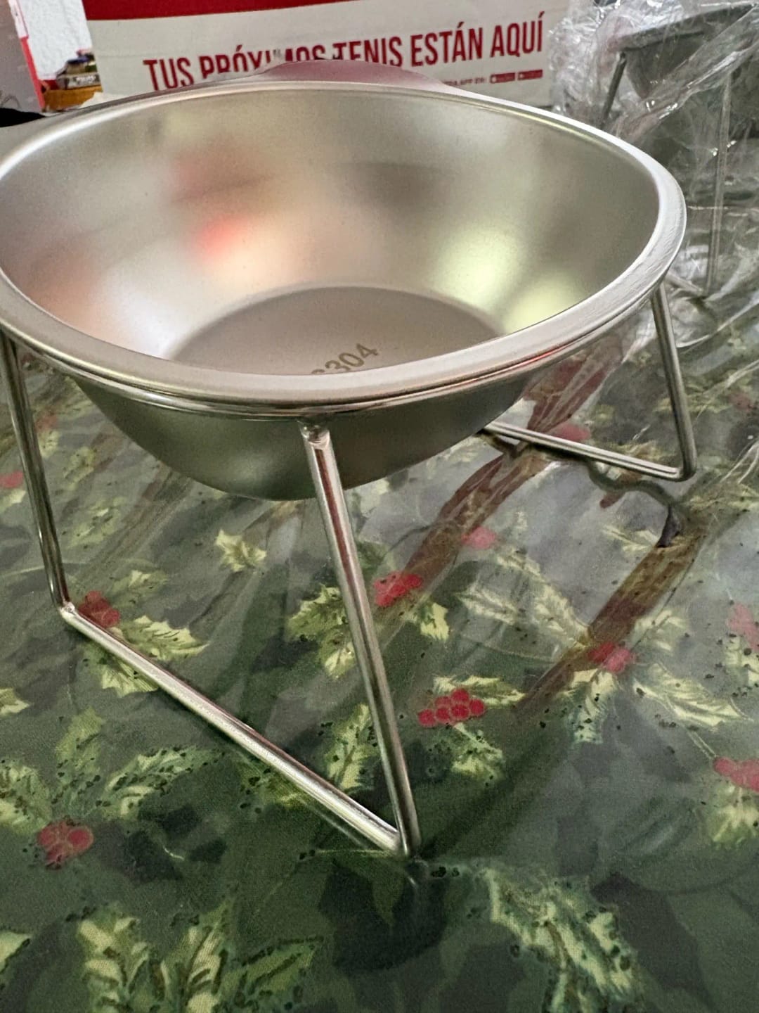 Customer photo review of Comedero ortopédico - Gato