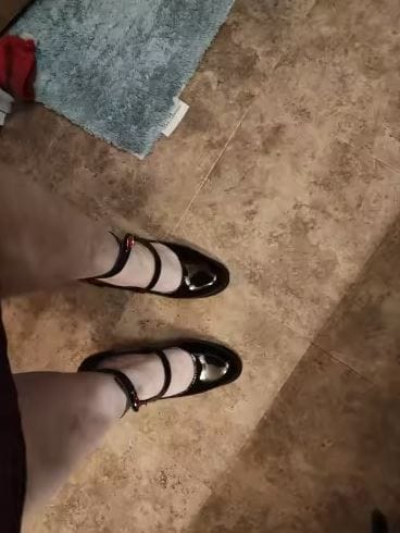 Customer photo review of Thorn Mary Janes