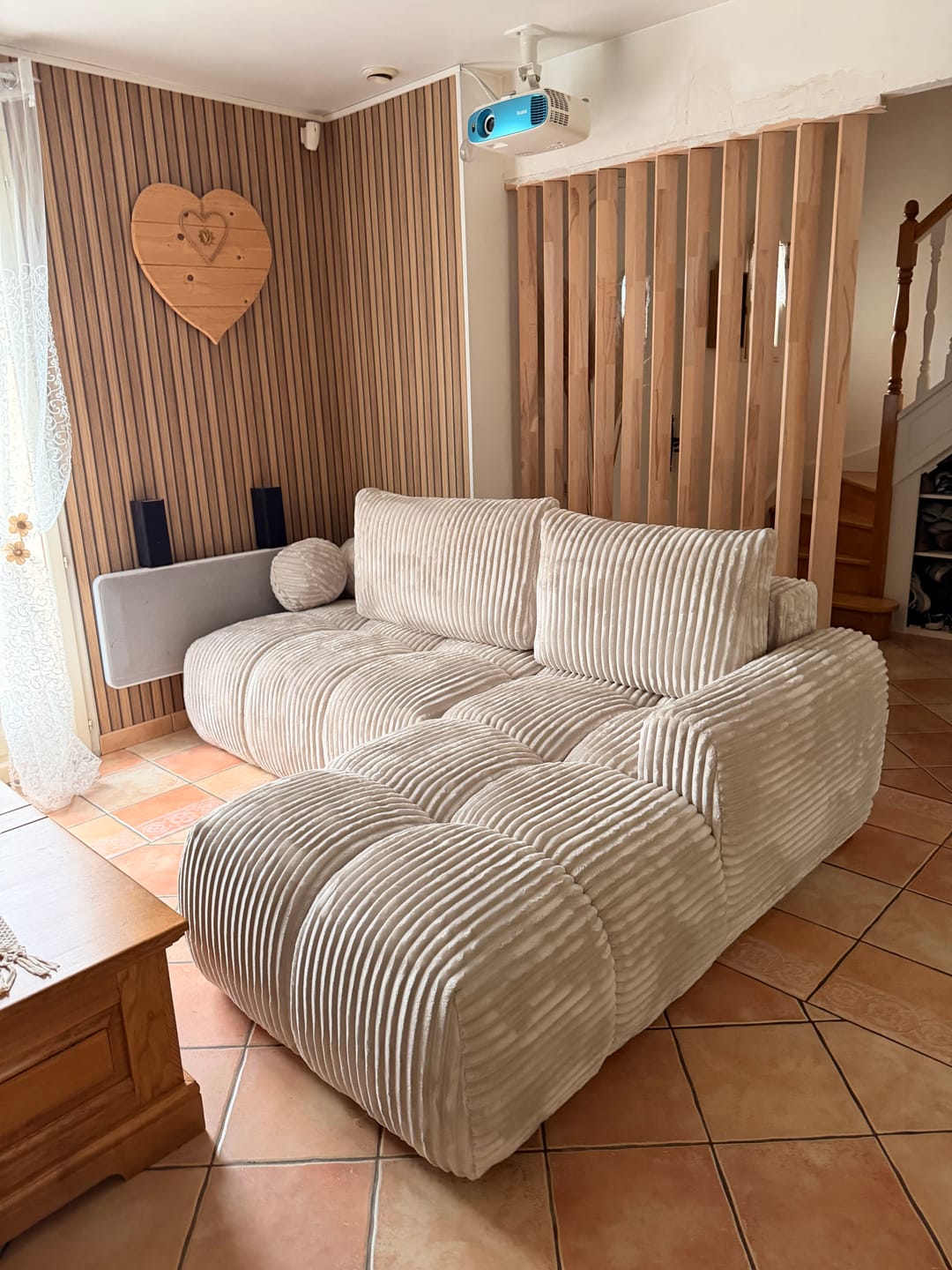 Customer photo review of Canapé d’Angle Kléber – Design contemporain & confort XXL