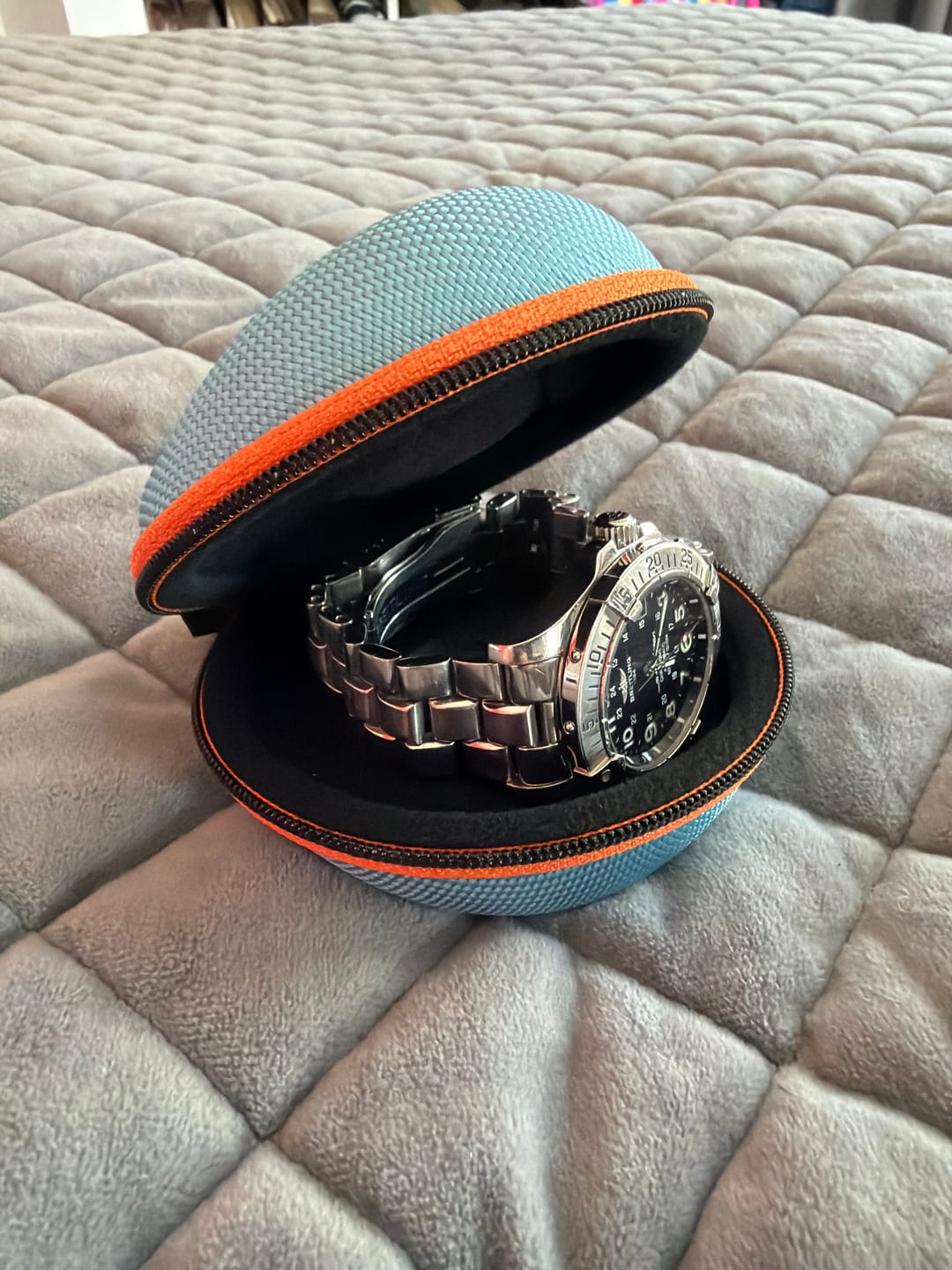 Customer photo review of The Pod - Travel Watch Case - Racer