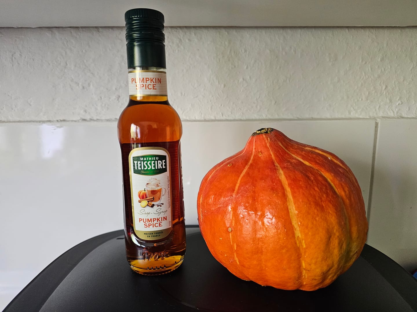 Customer photo review of Pumpkin-Spice Sirup für Herbst & Halloween | Kürbis Zimt Nelken Geschmack