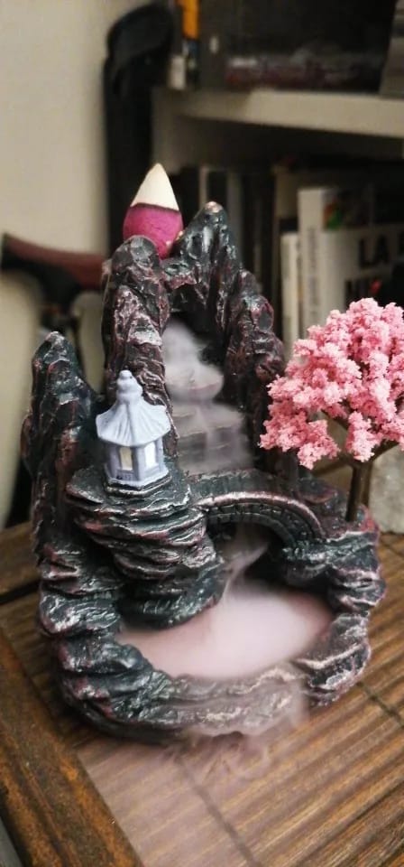 Customer photo review of Waterfall Backflow Incense Burner