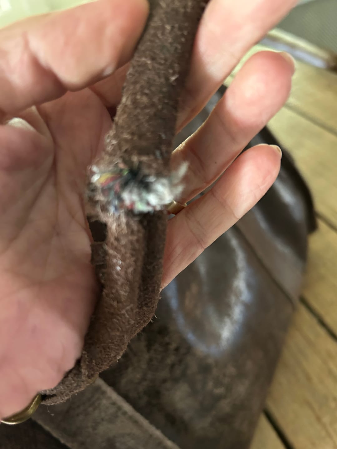 Customer photo review of It girl bag espresso martini