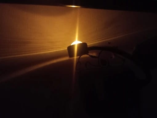 Customer photo review of Sunset Projection Lamp