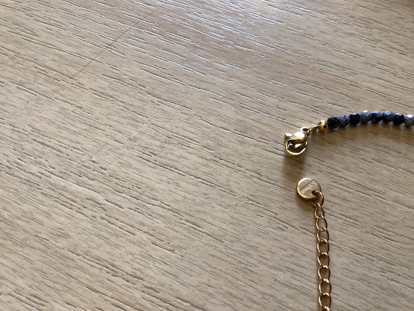 Customer photo review of Obsidian Armband - Schneeflocken Obsidian
