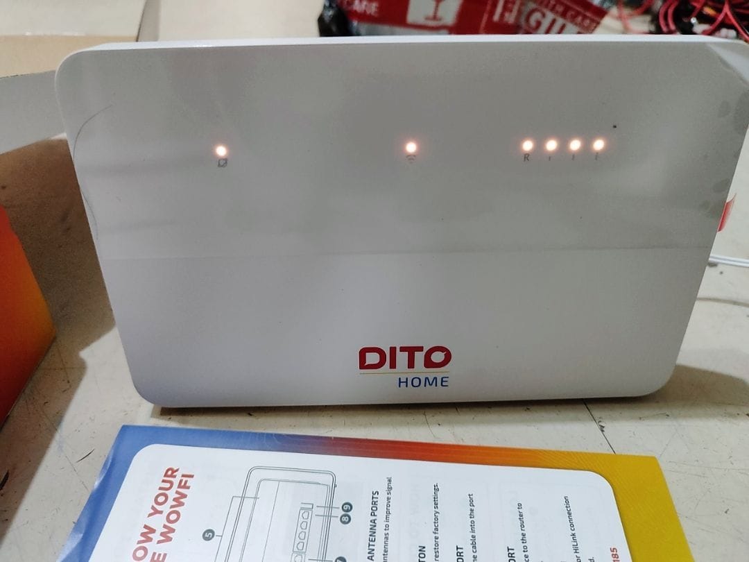 Customer photo review of DITO Home WoWFi Pro w/ Unli Data for 15/30Days