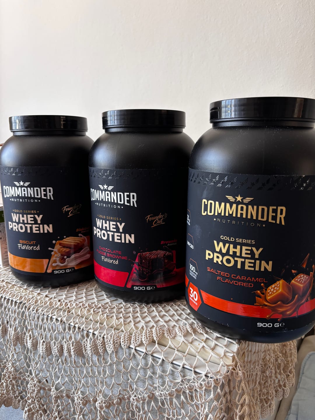 Customer photo review of Gold Whey Protein 900g (30 Servis)