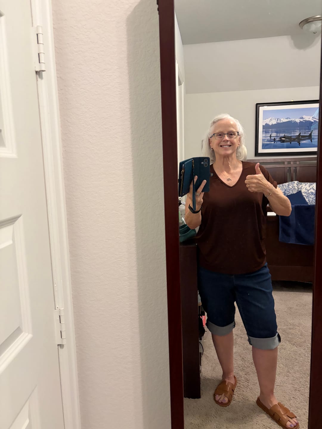 Customer photo review of Brigitte Brianna Blouse Tee