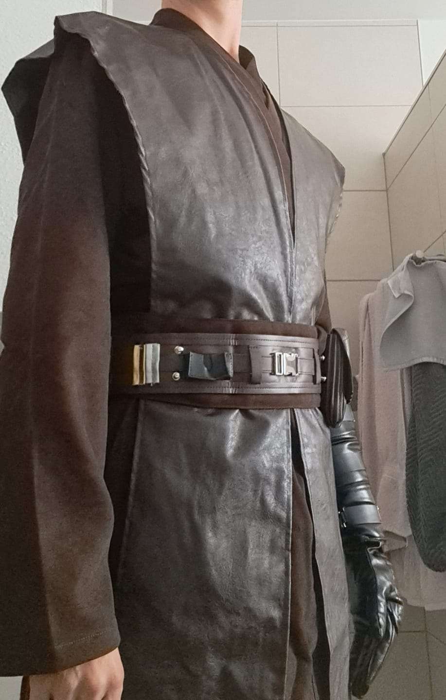 Customer photo review of Anakin Skywalker Cosplay Kostüme Outfits Halloween Karneval Outfits