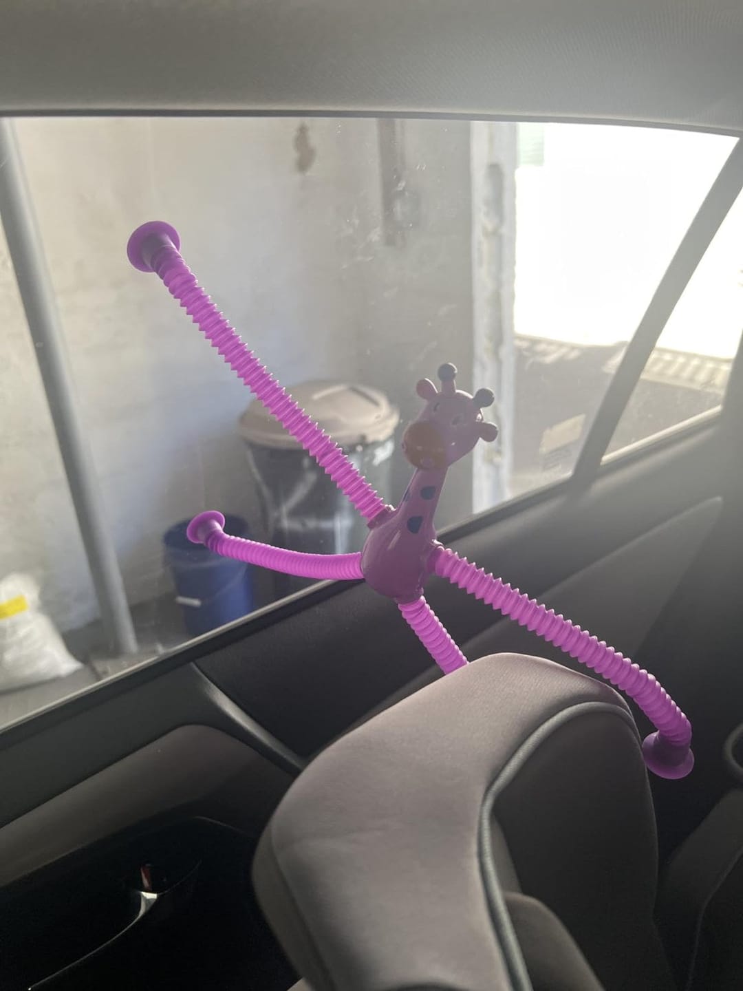 Customer photo review of Dehnbare Giraffe Fidget Toy | Saugnapf Sensorik Röhren Stressabbau Antistress