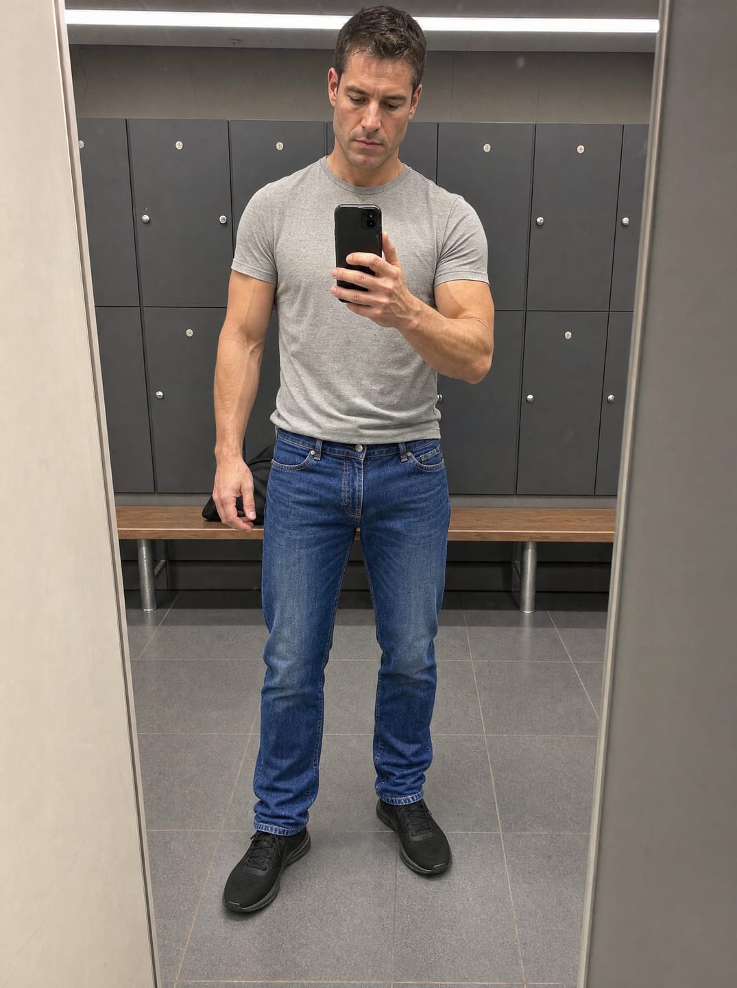 Customer photo review of The Precision Jeans – Indigo