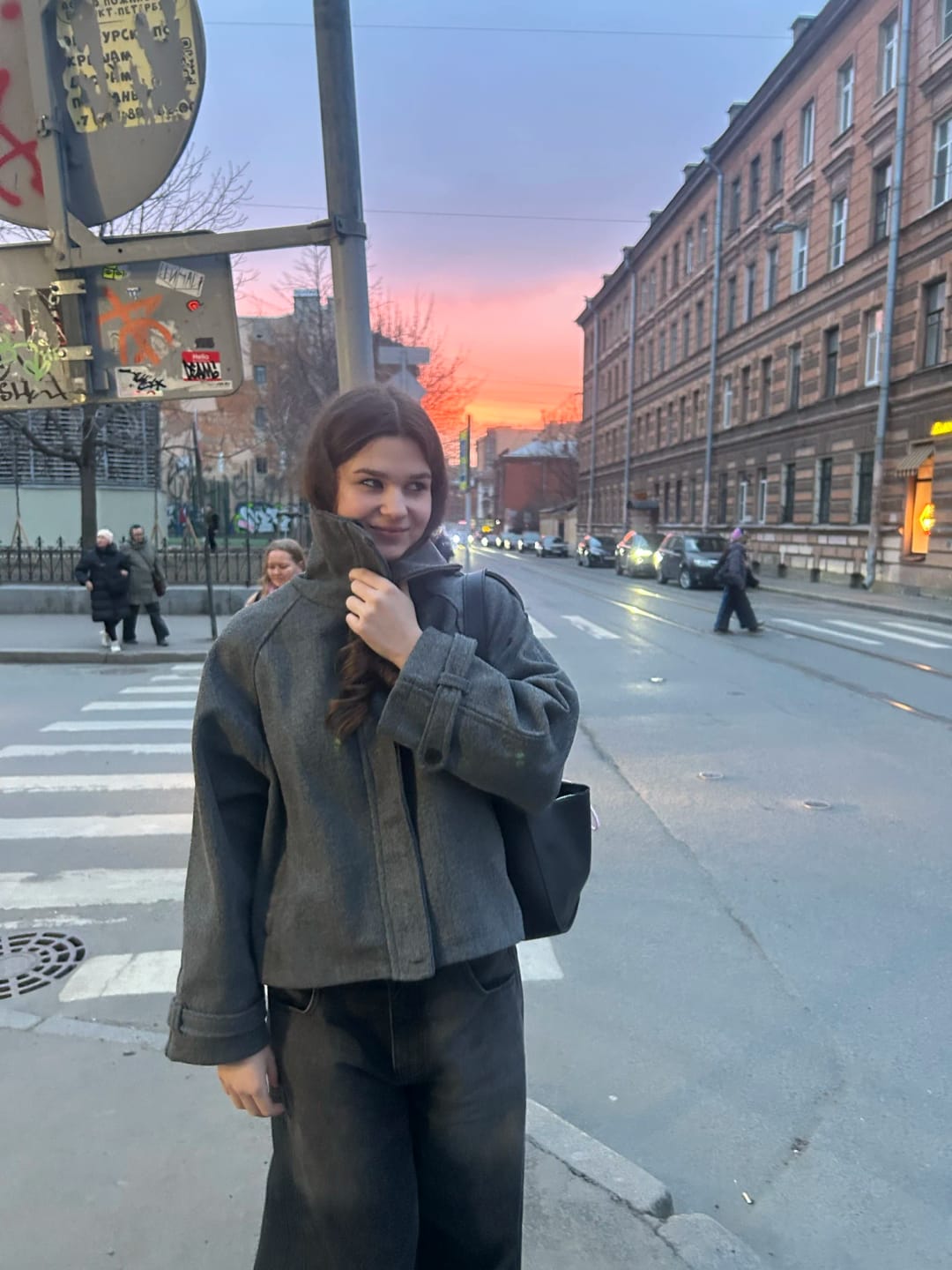 Customer photo review of Fiona Cropped Coat