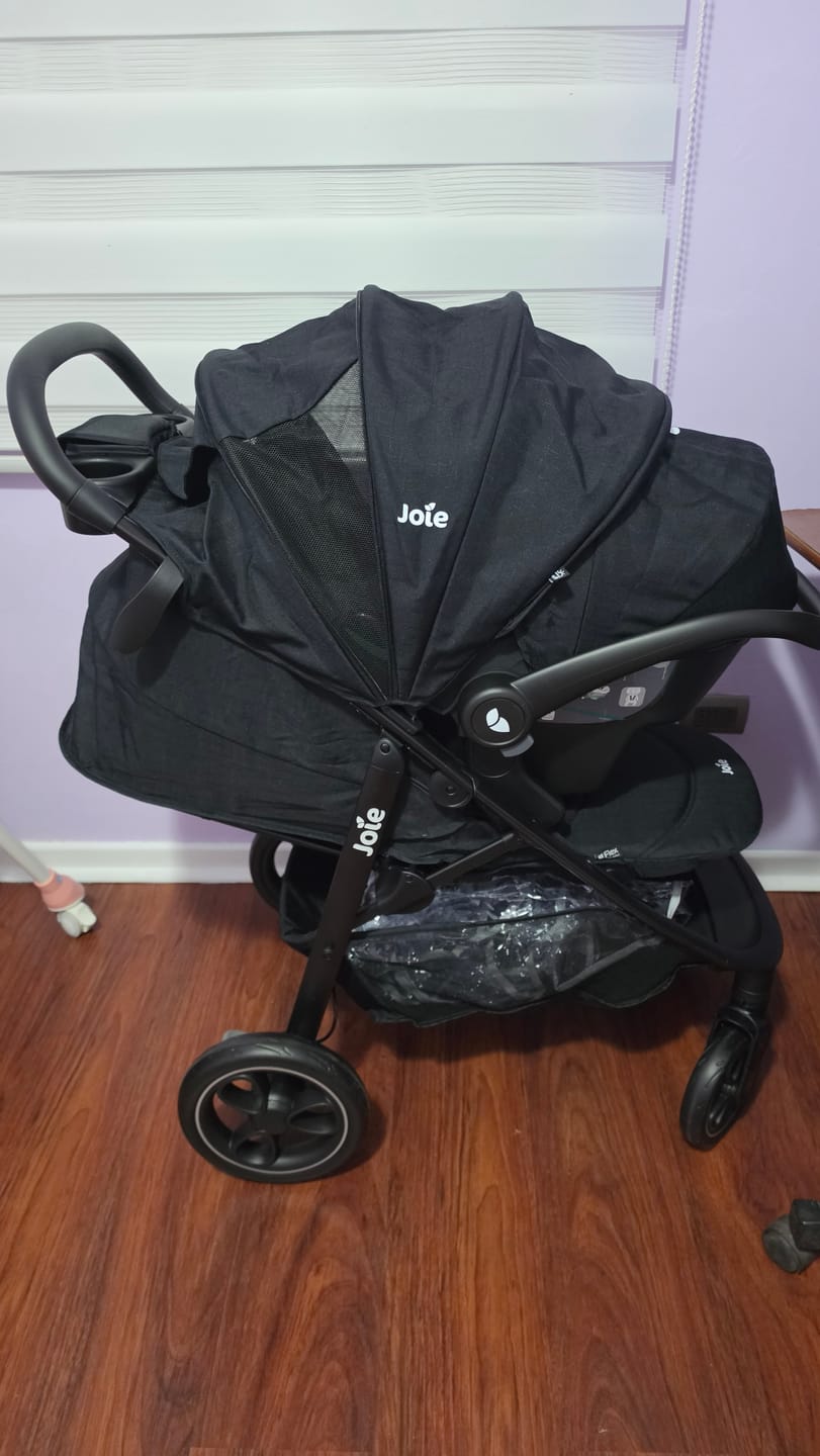 Customer photo review of Travel System Coche Litetrax Shale - Joie
