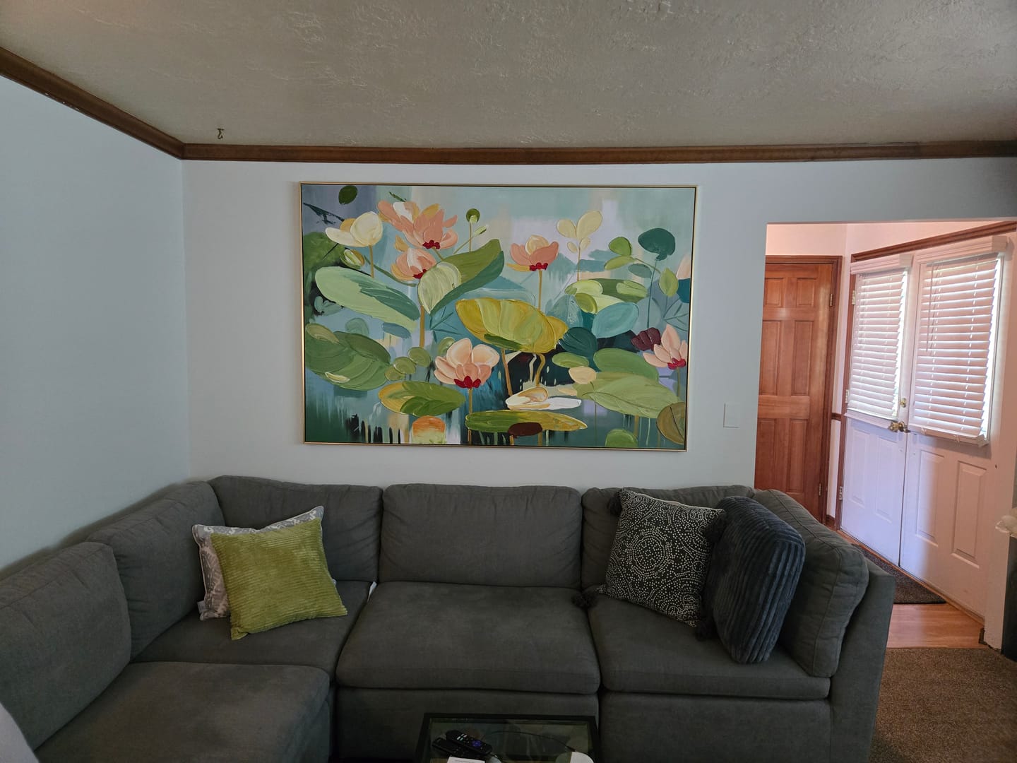 Customer photo review of Flower Canvas Art #FL124