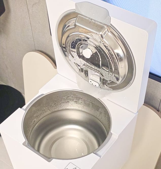 Customer photo review of 低温スチーム式ステンレス加湿器 Cube (X50)