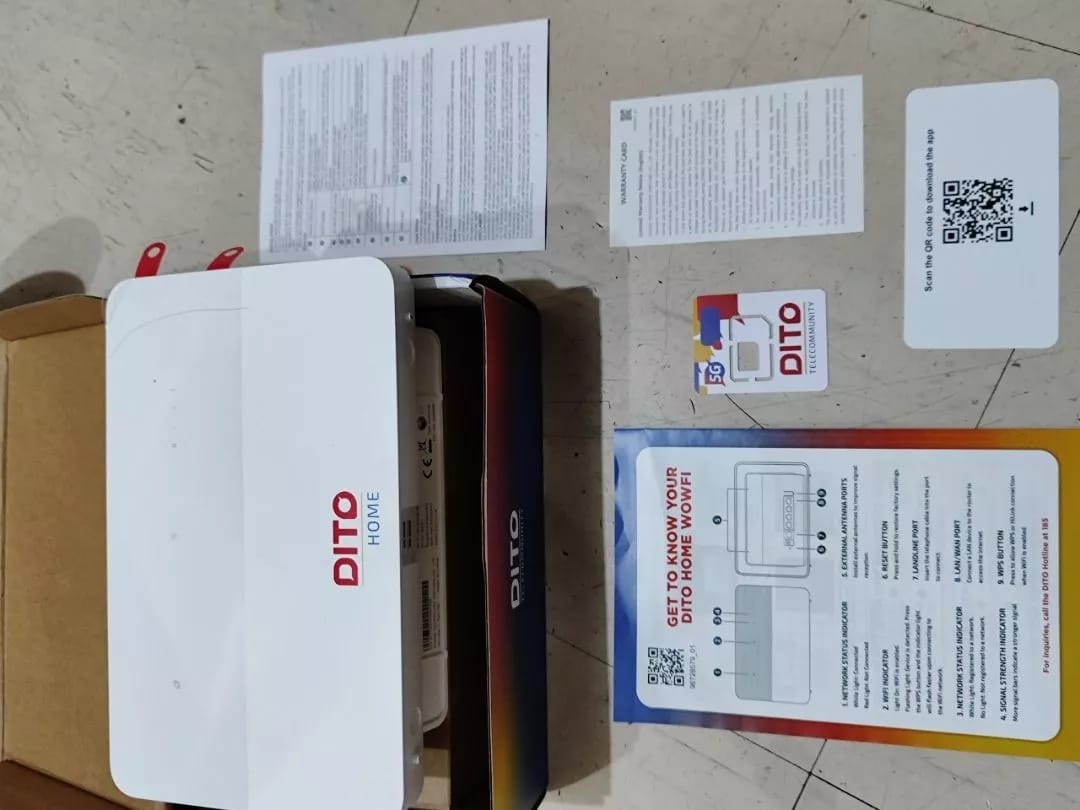 Customer photo review of DITO Home WoWFi Pro w/ Unli Data for 15/30Days