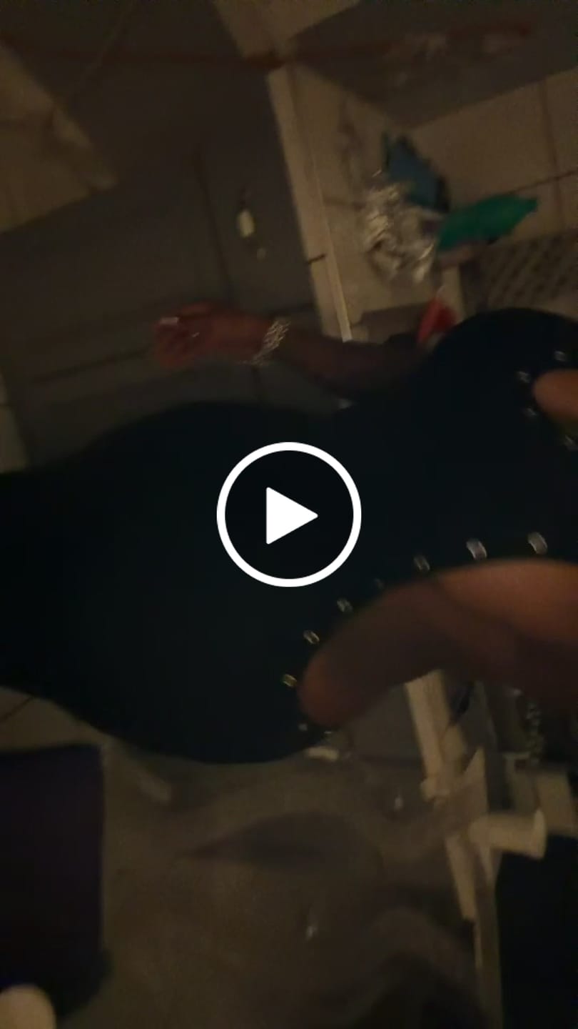 Customer video review of Grommet Detail Backless Maxi