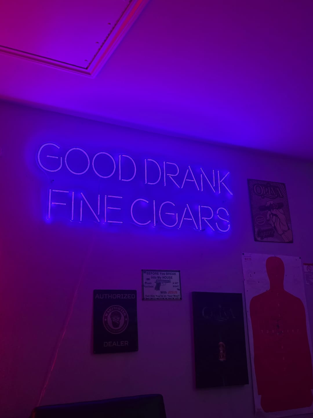 Customer photo review of Custom Neon: GOOD DRANK FINE...