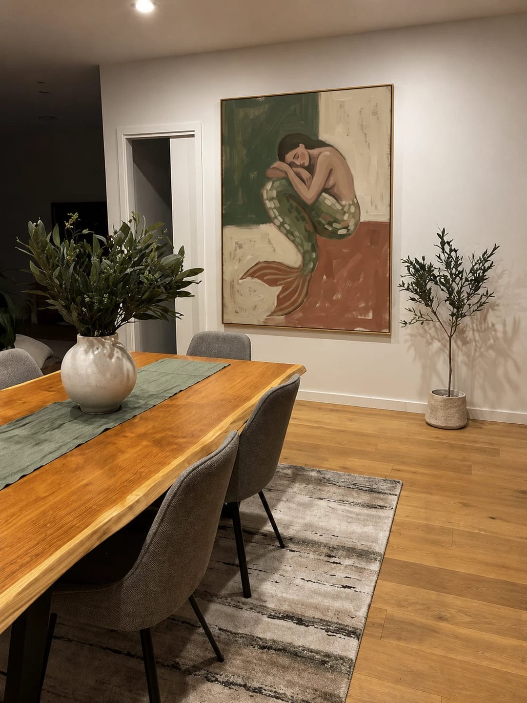 Customer photo review of Modern Folk Art｜Resting Mermaid