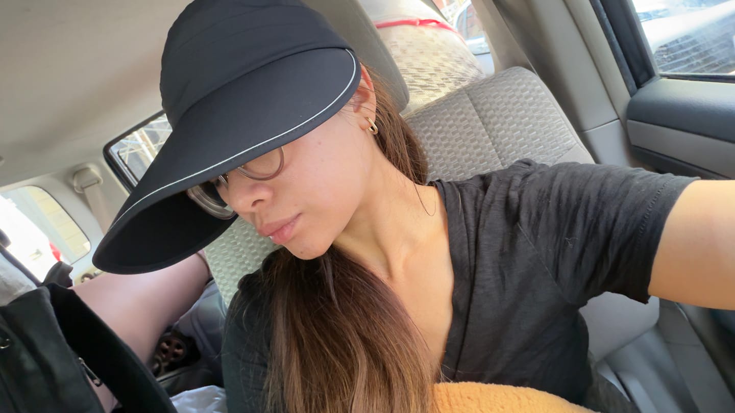 Customer photo review of Women's Wide Brim Sun Protection Hat UPF 100+ BM530
