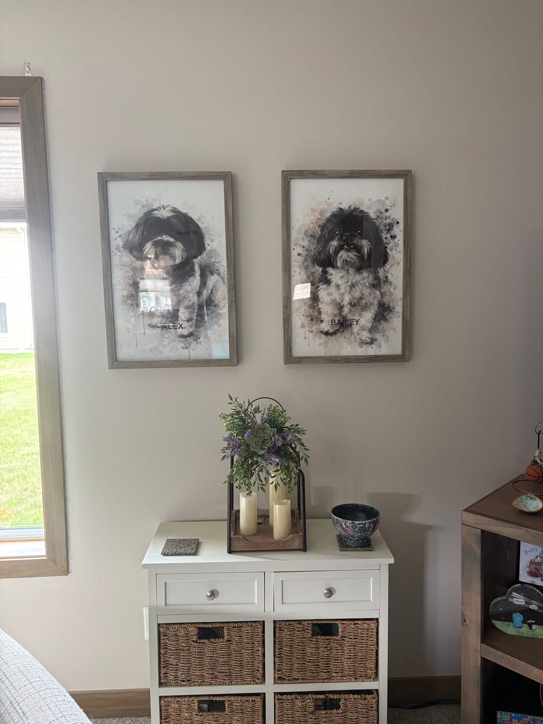 Customer photo review of Watercolor Realistic Portrait - Personalized Poster